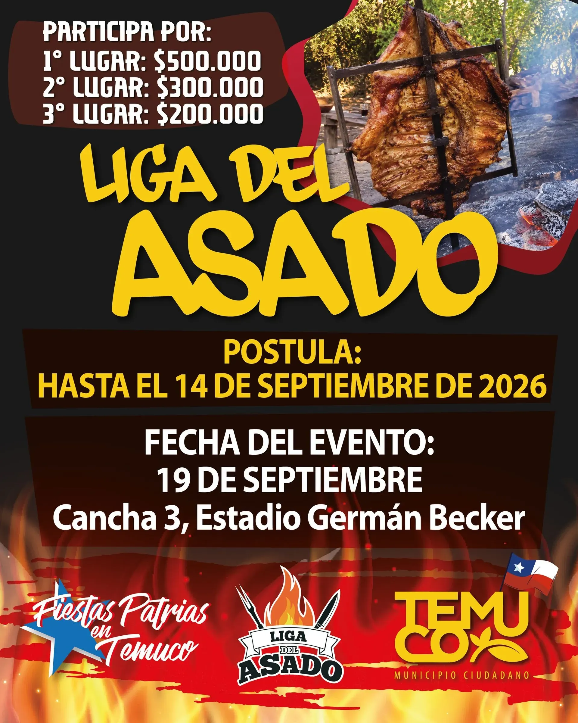 Primera Liga del Asado Temuco 2026