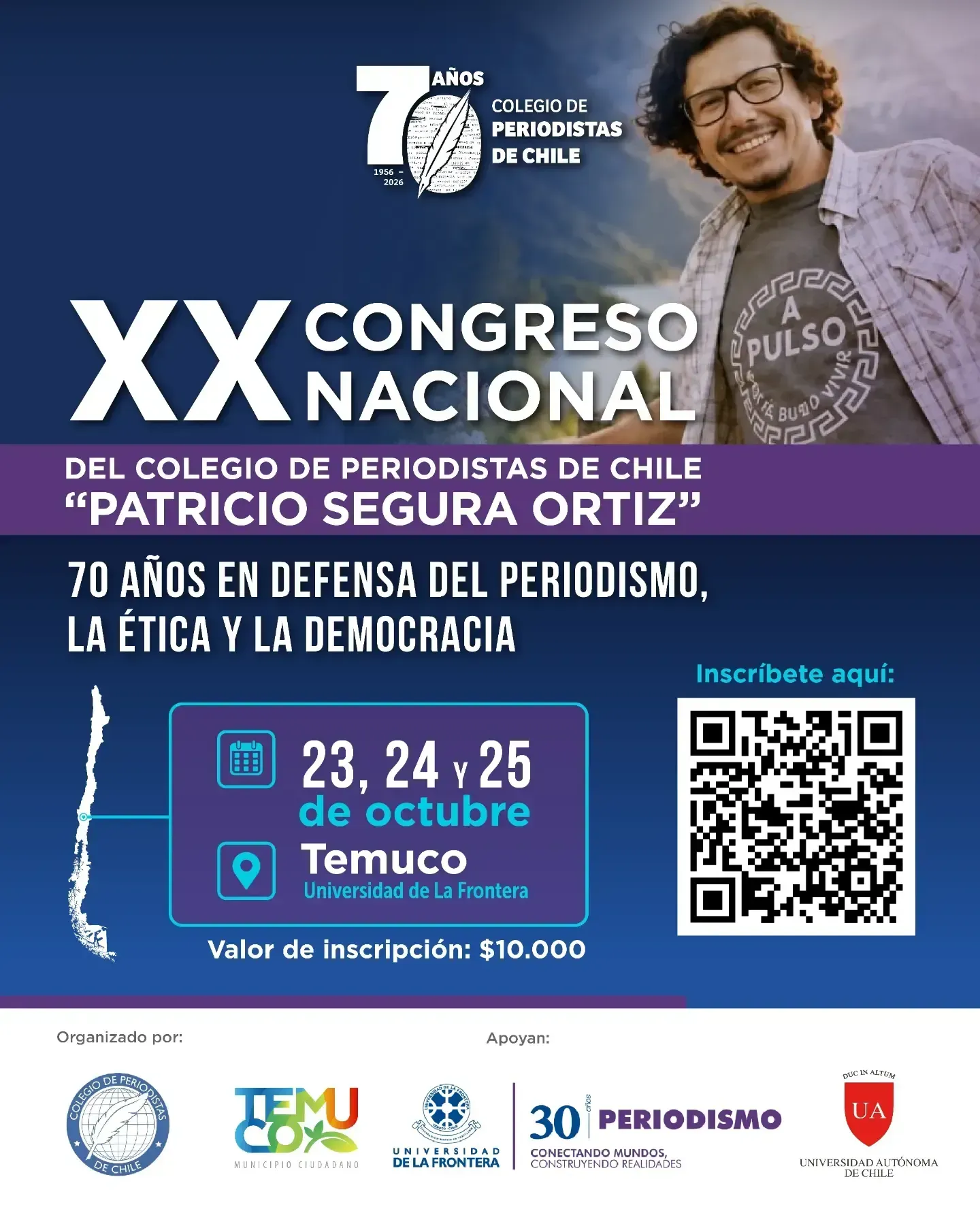 XX Congreso Nacional del Colegio de Periodistas de Chile en la UFRO