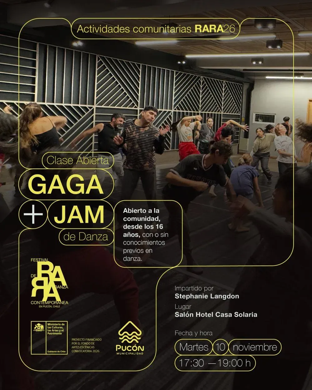 Clase abierta de Gaga + Jam de danza