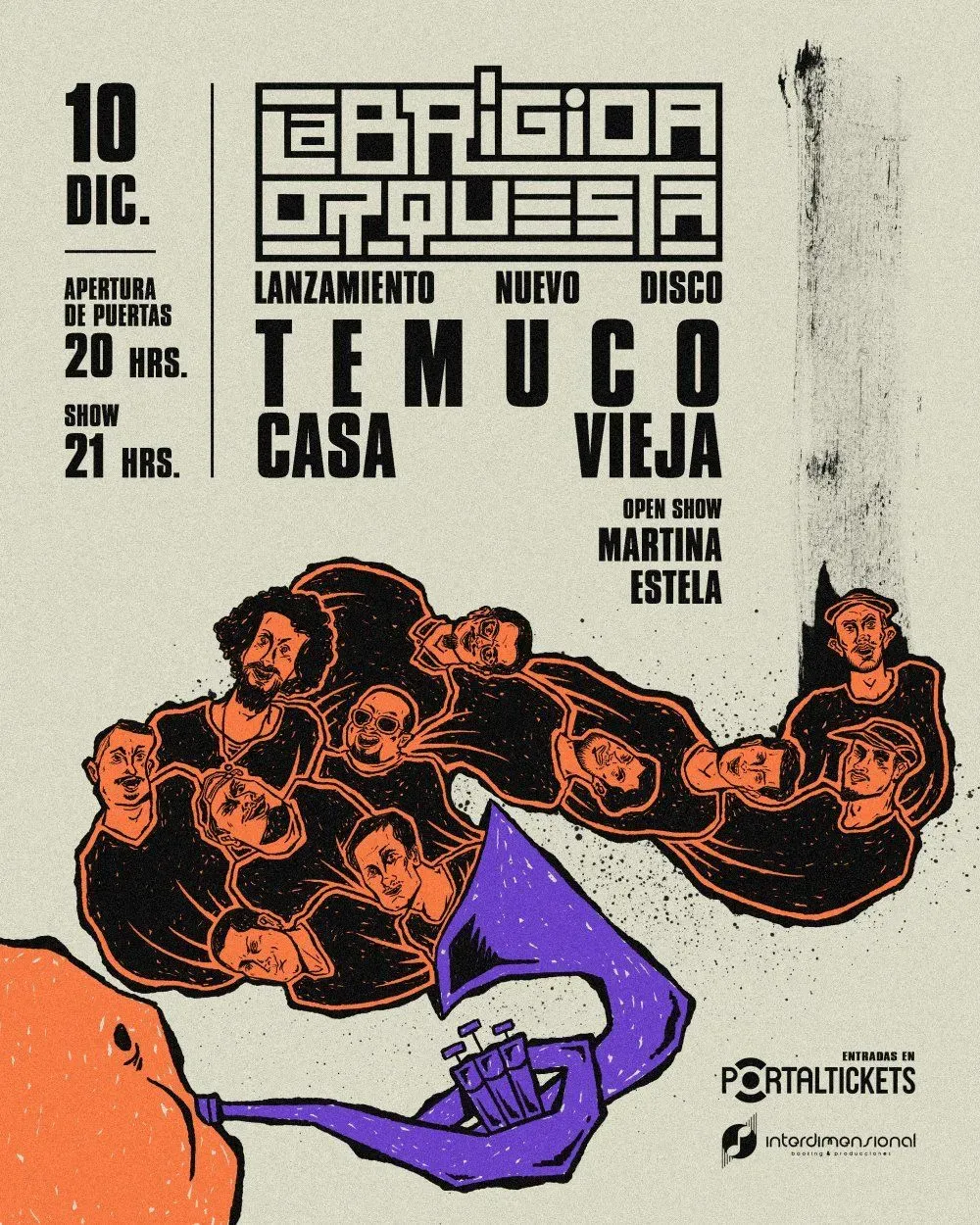 La Brígida Orquesta en Temuco