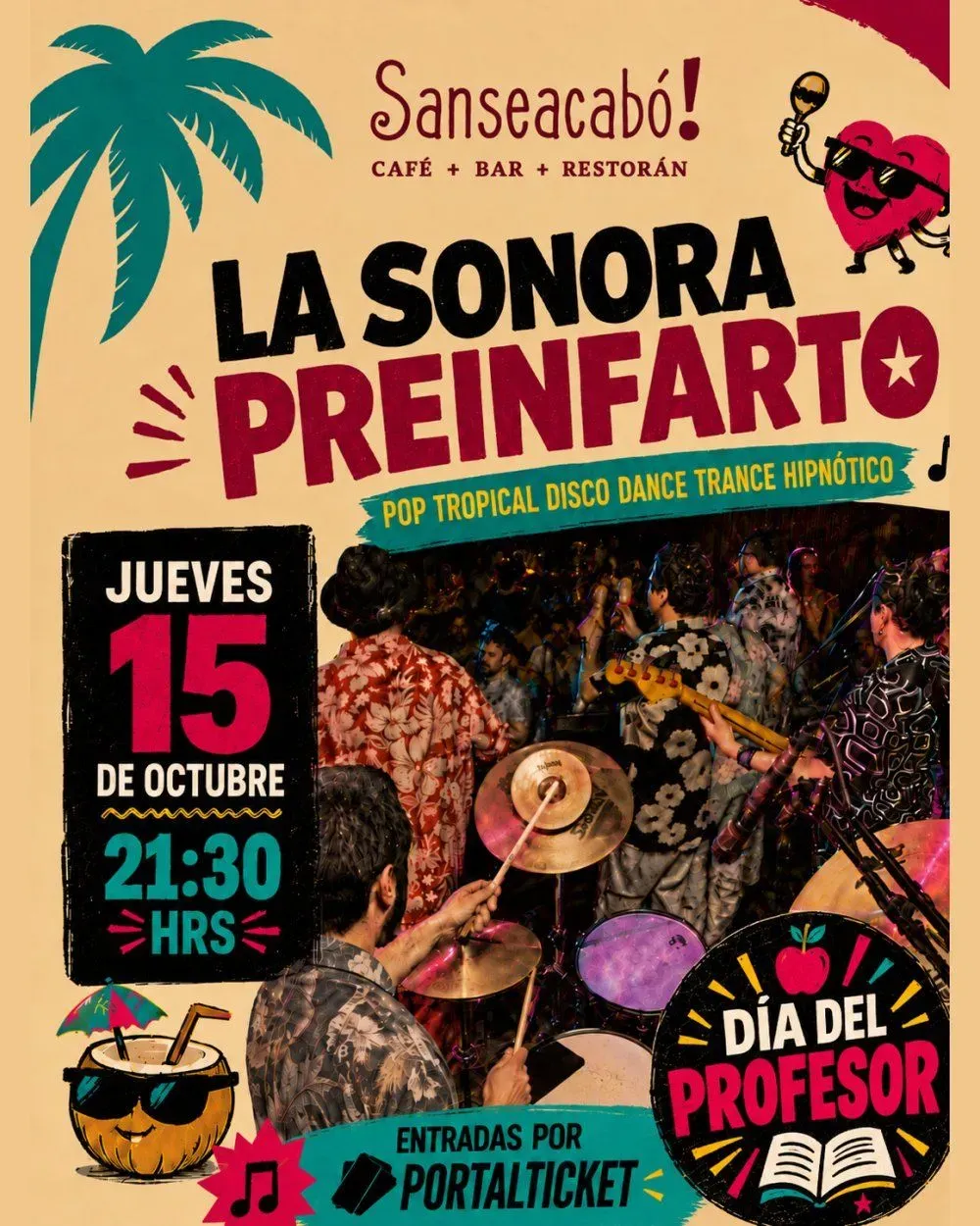 Día del Profe con La Sonora Preinfarto