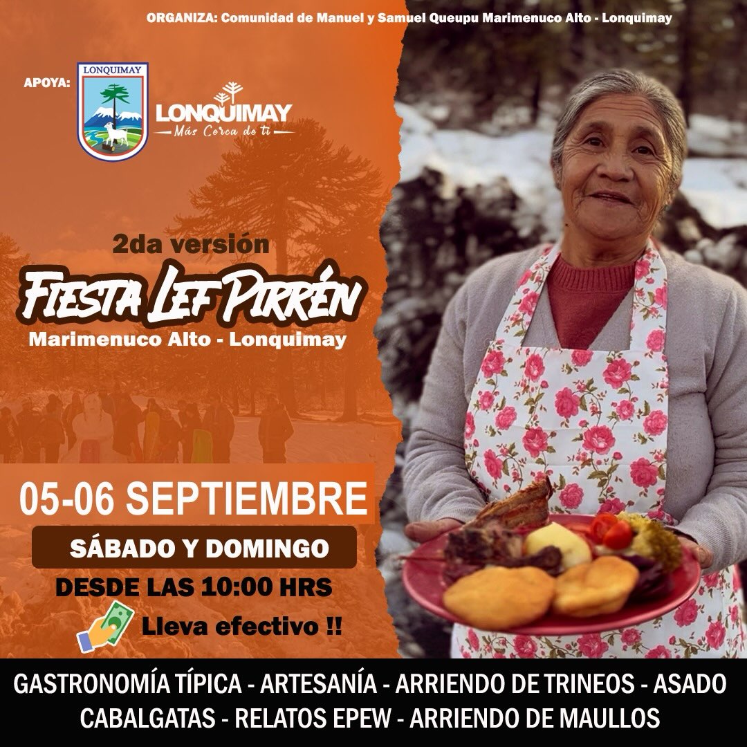 Fiesta Lef Pirrén 2026: tradición pehuenche en Marimenuco Alto