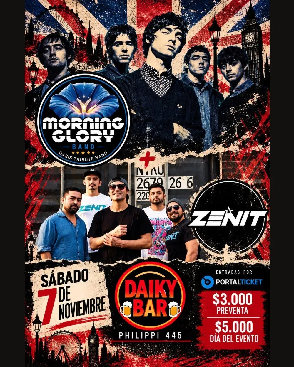 Morning Glory (tributo a Oasis) + Zenit