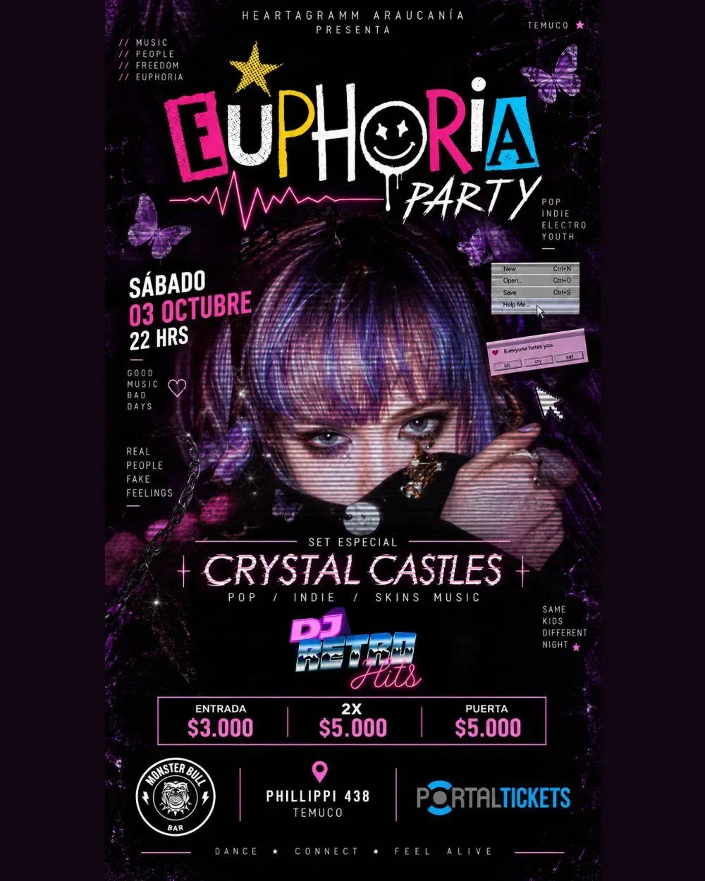 Euphoria Party en Monster Kustom Bar