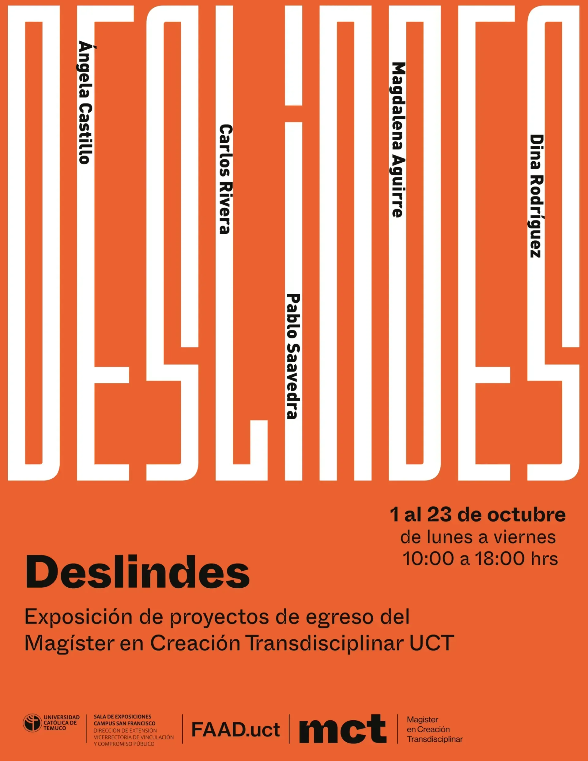 Deslindes: exposición del Magíster en Creación Transdisciplinar