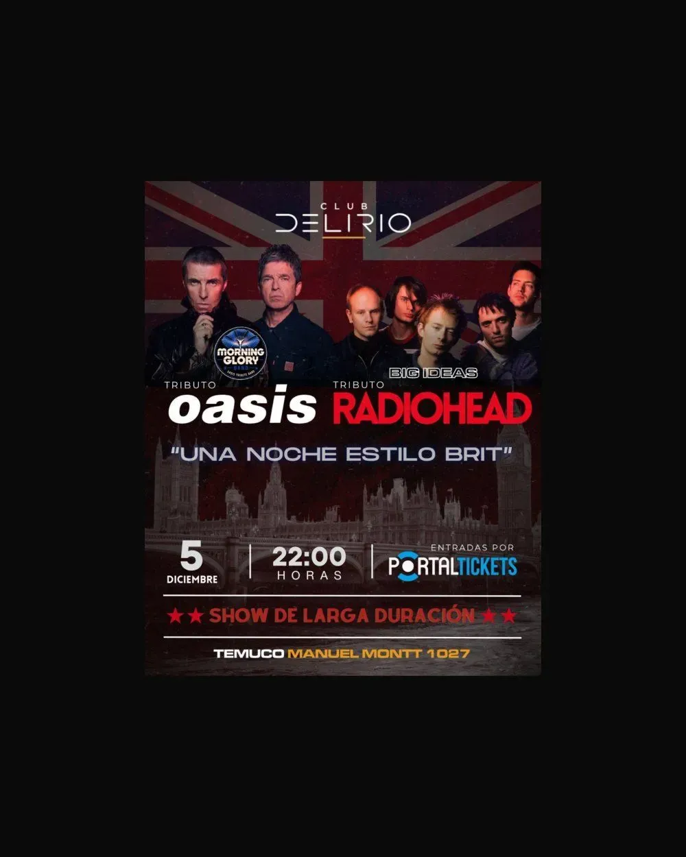 Tributo a Oasis + Tributo a Radiohead