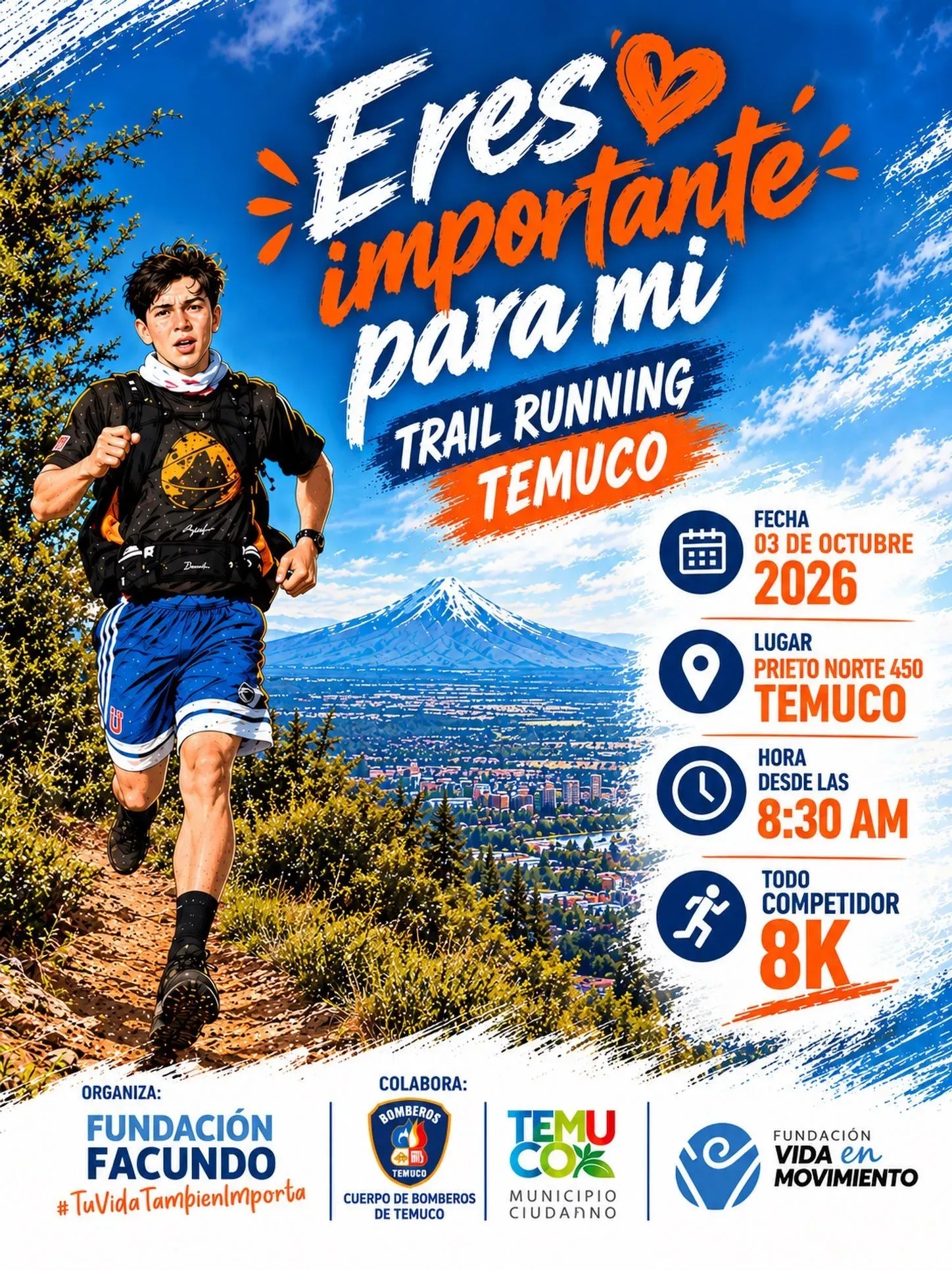 Corrida "Eres importante para mí": correr y caminar por la prevención del suicidio