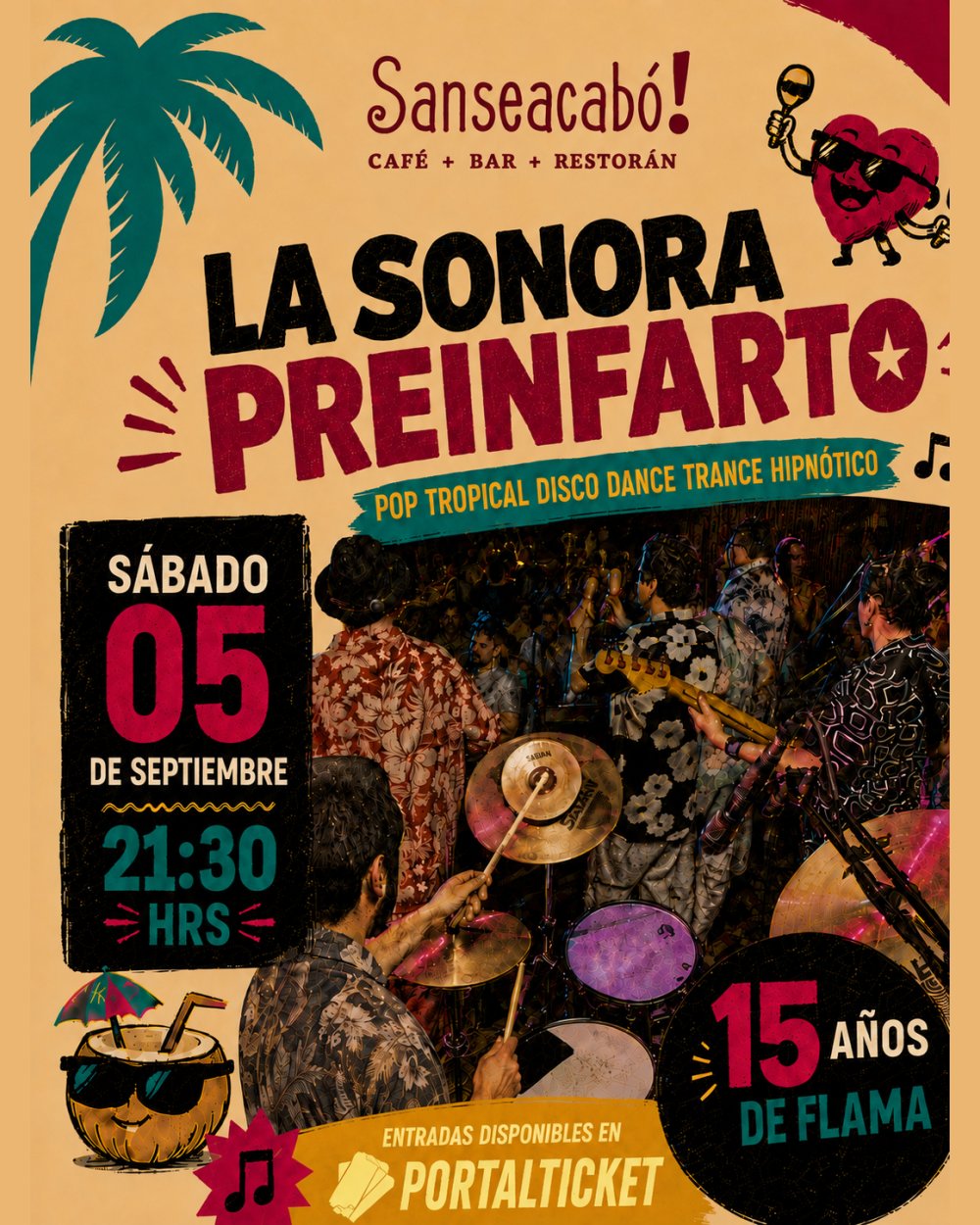 Sonora Preinfarto en Sanseacabó