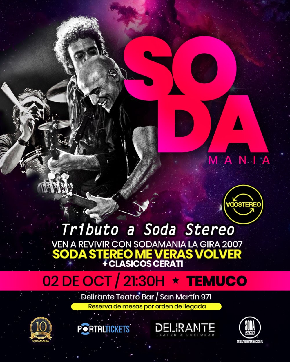 Sodamanía: tributo internacional a Soda Stereo