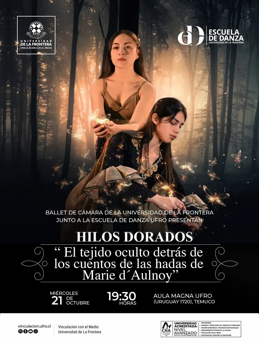 Hilos Dorados: el Ballet de Cámara UFRO en el Aula Magna