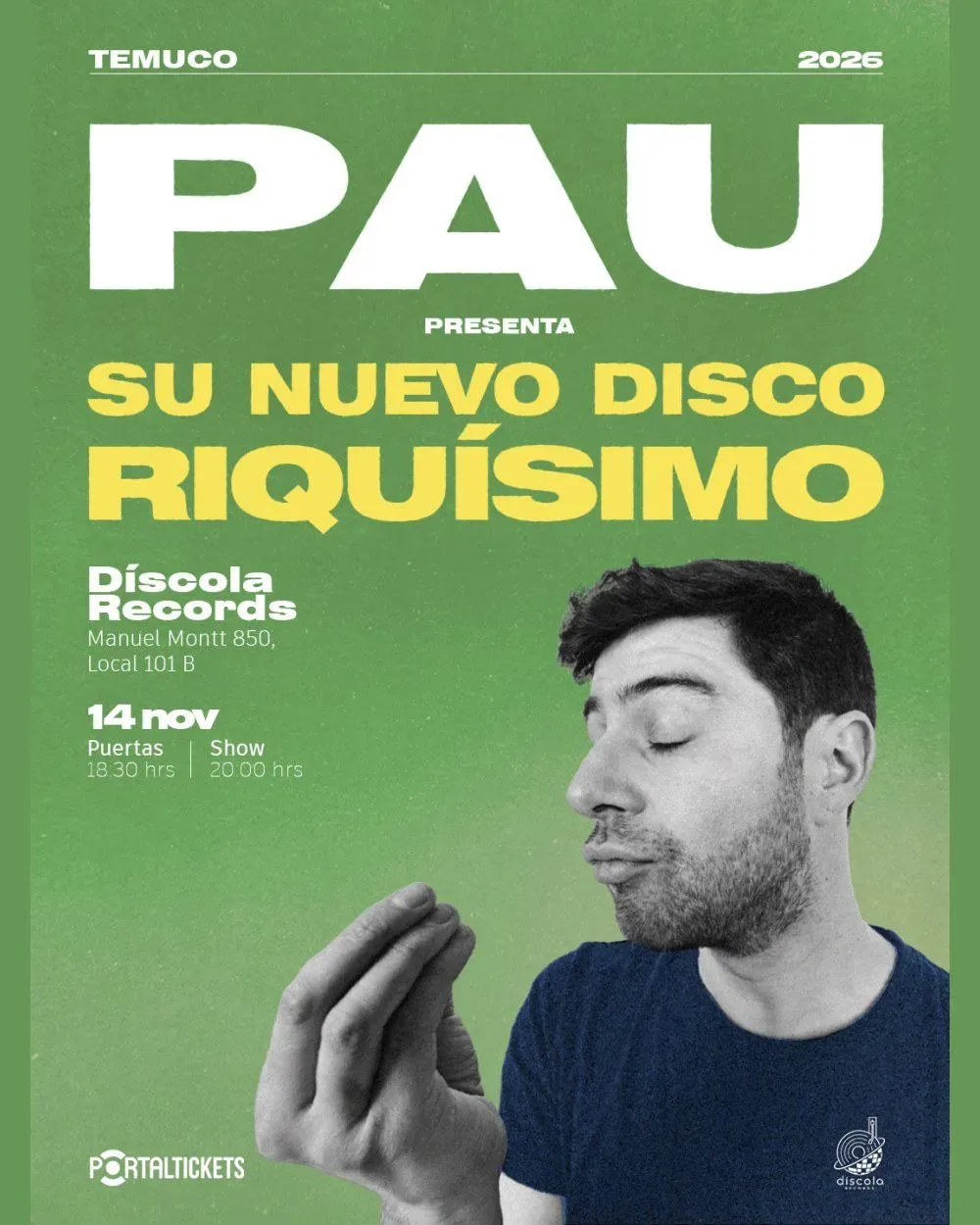 Pau presenta Riquísimo
