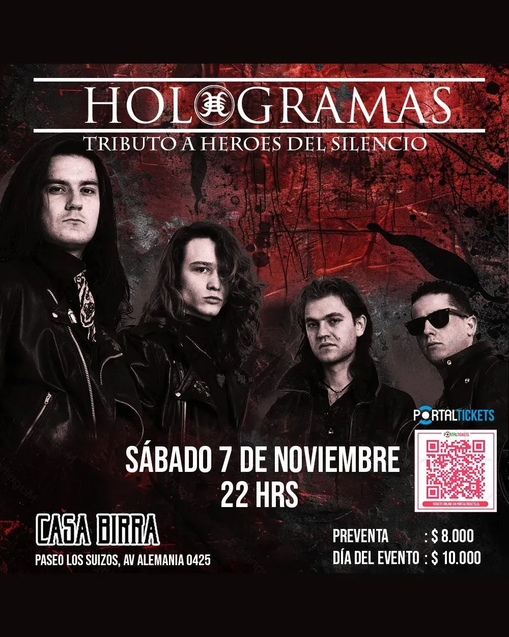 Hologramas: tributo a Héroes del Silencio