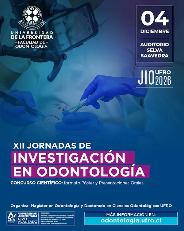 XII Jornada de Investigación en Odontología (JIO UFRO 2026)