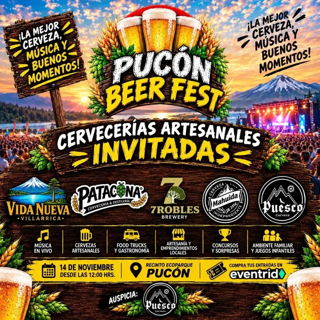 Pucón Beer Fest en el Ecoparque Pucón