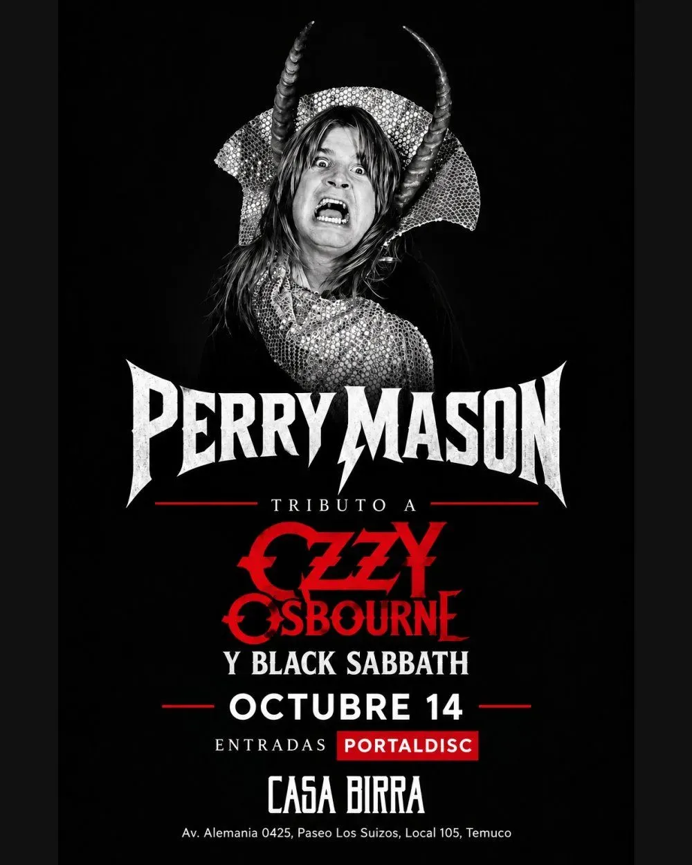 Perry Mason: Tributo a Ozzy Osbourne y Black Sabbath