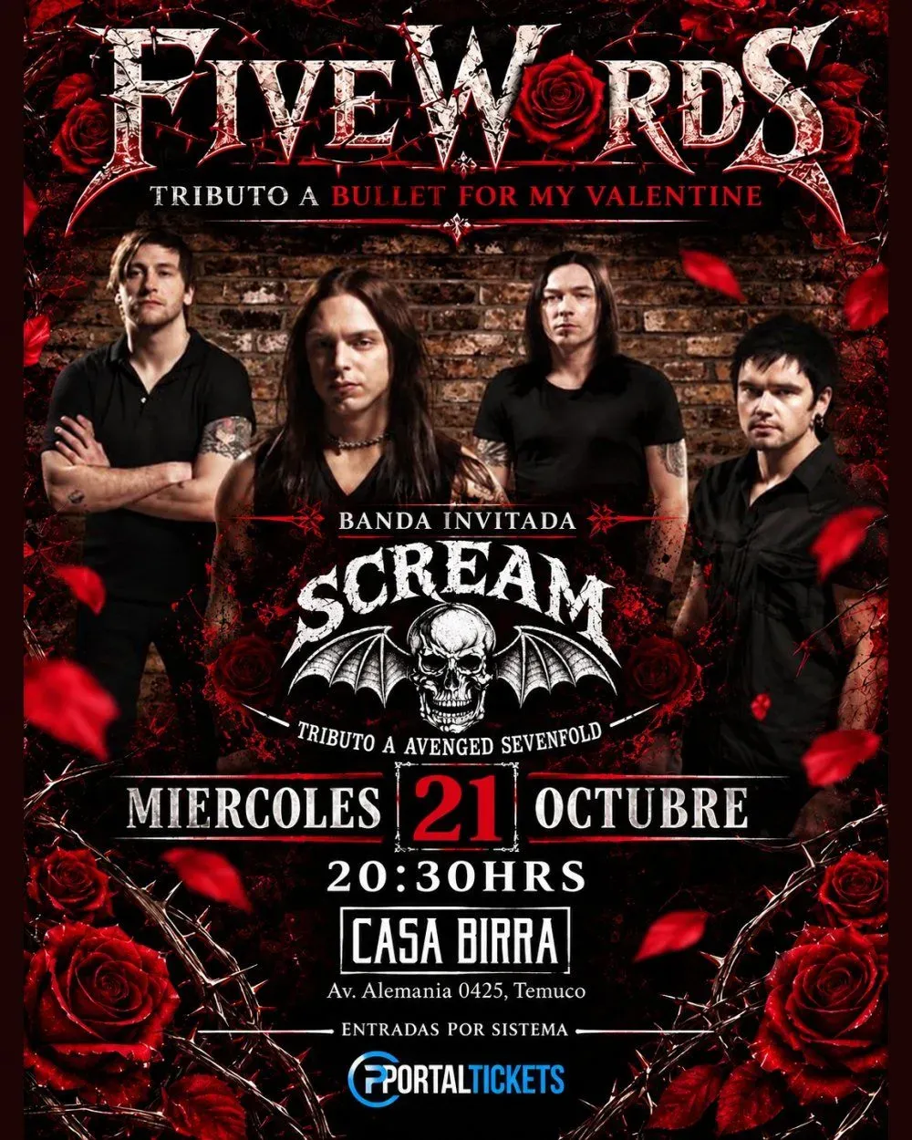 Tributo a Bullet for My Valentine y Avenged Sevenfold