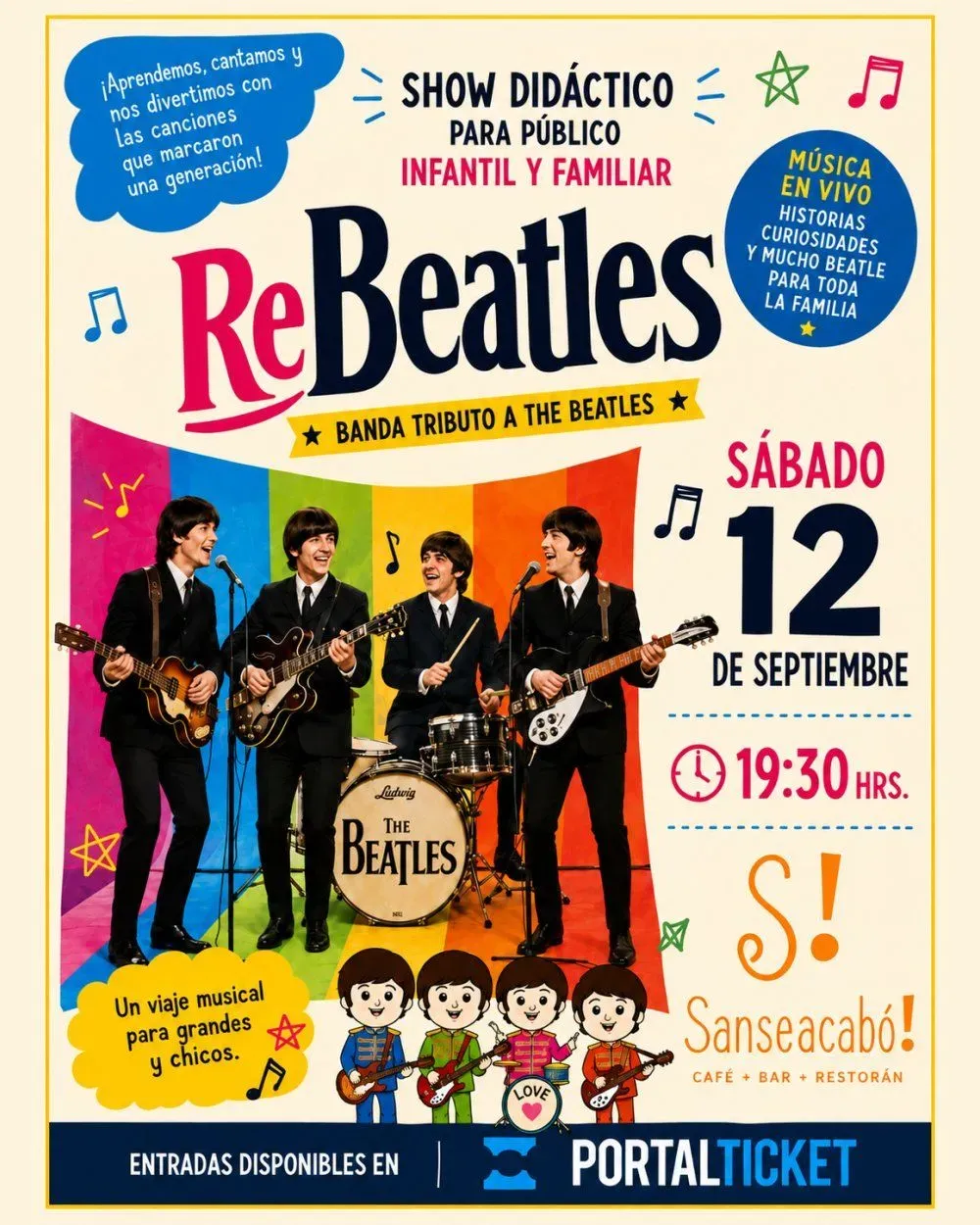 Rebeatles: Show familiar didáctico