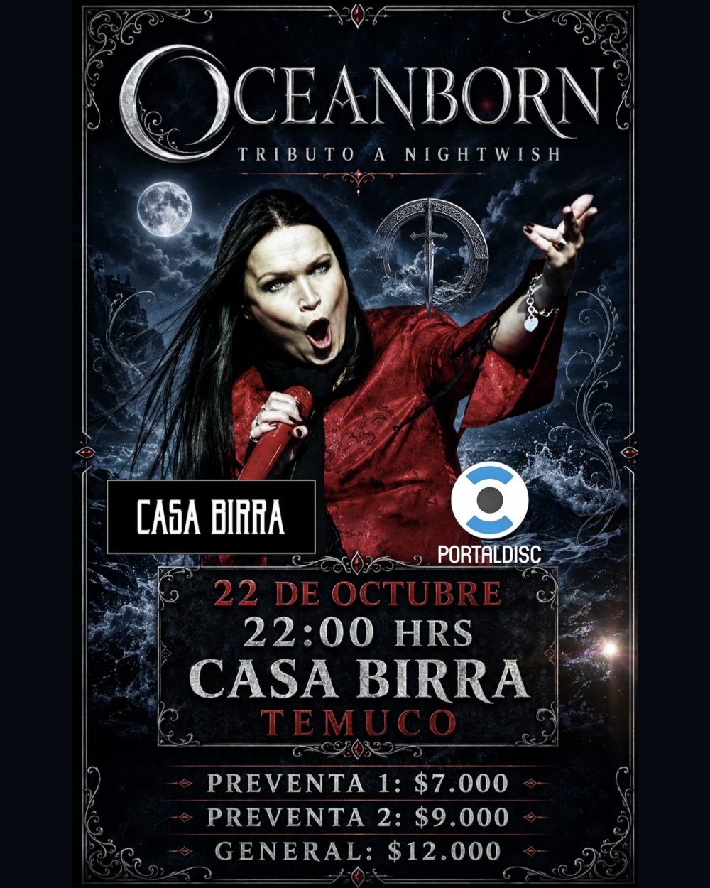 Oceanborn: tributo a Nightwish
