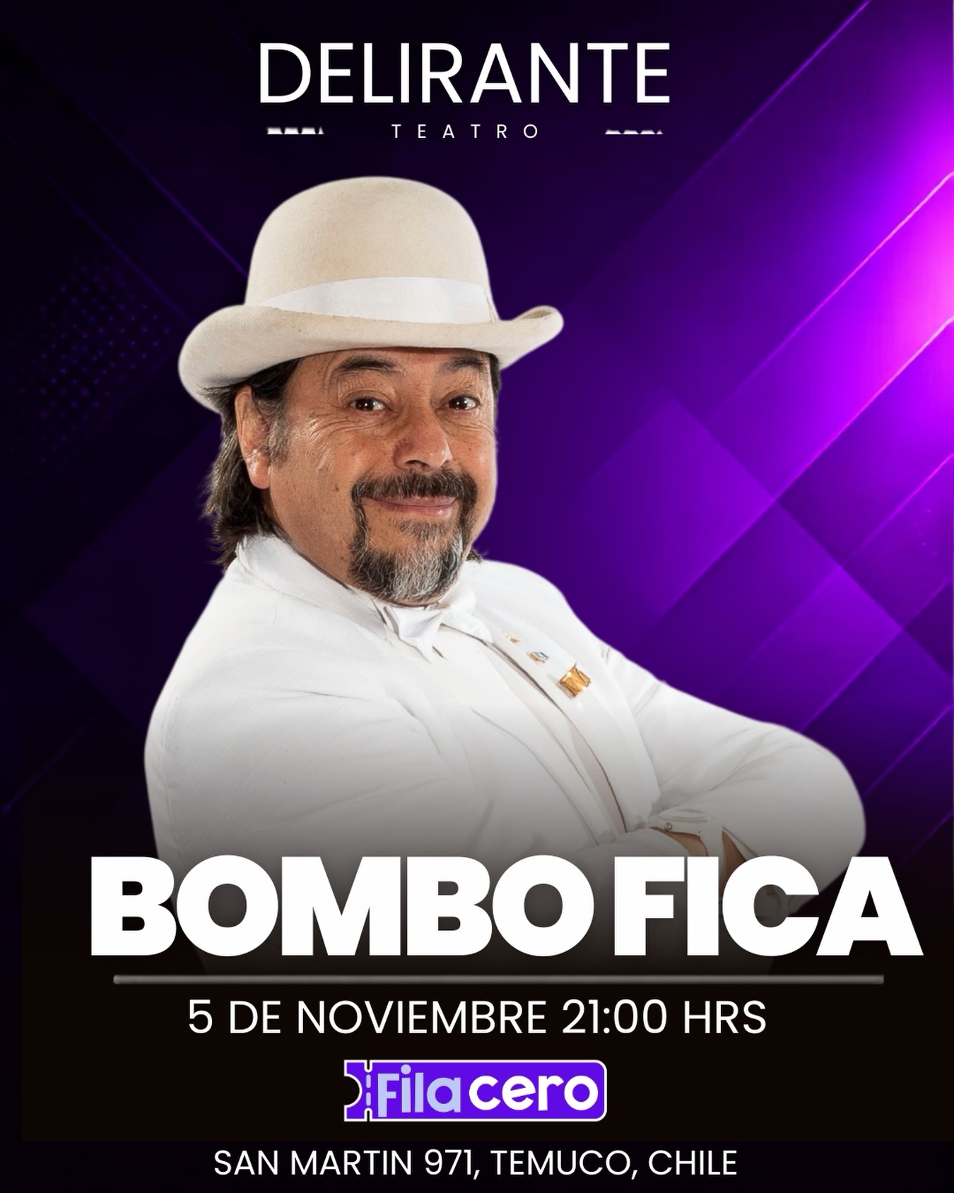 Bombo Fica presenta su nuevo show en el Delirante Teatro Bar