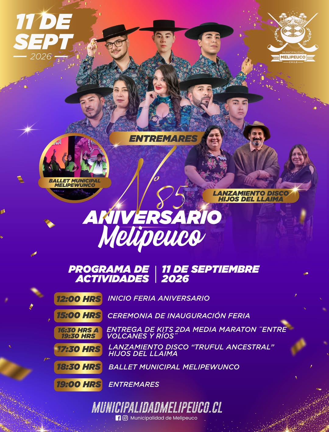 85° Aniversario de Melipeuco