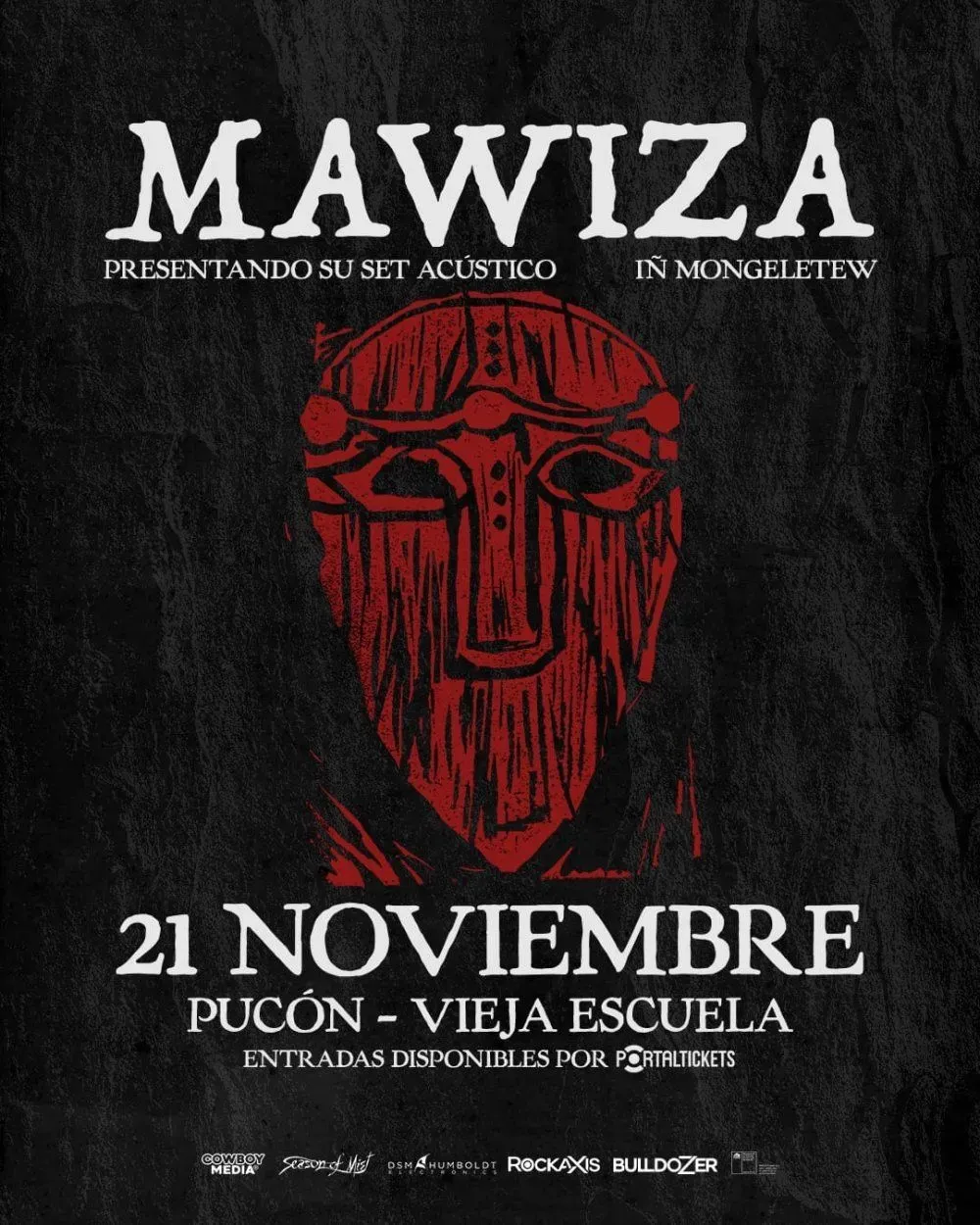 Mawiza en Pucón: presentación de Iñ Mongeletew