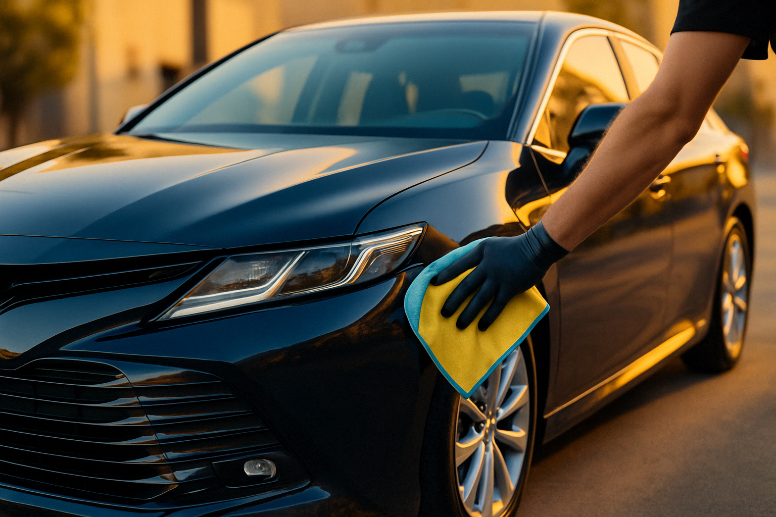 Premium car detailing background