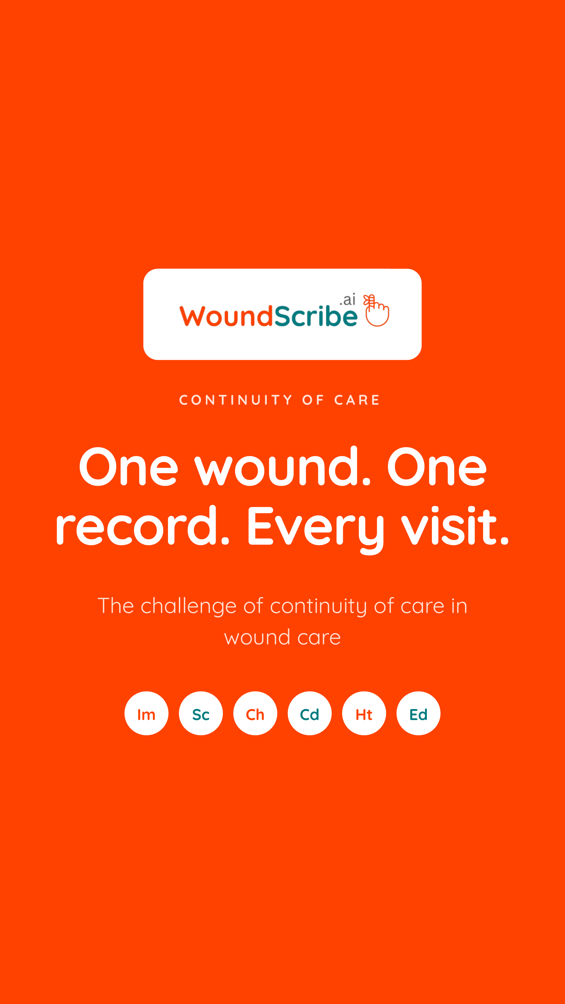 Continuity of care in wound care