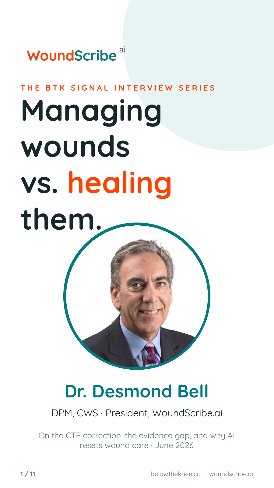 Managing Wounds vs. Healing Them