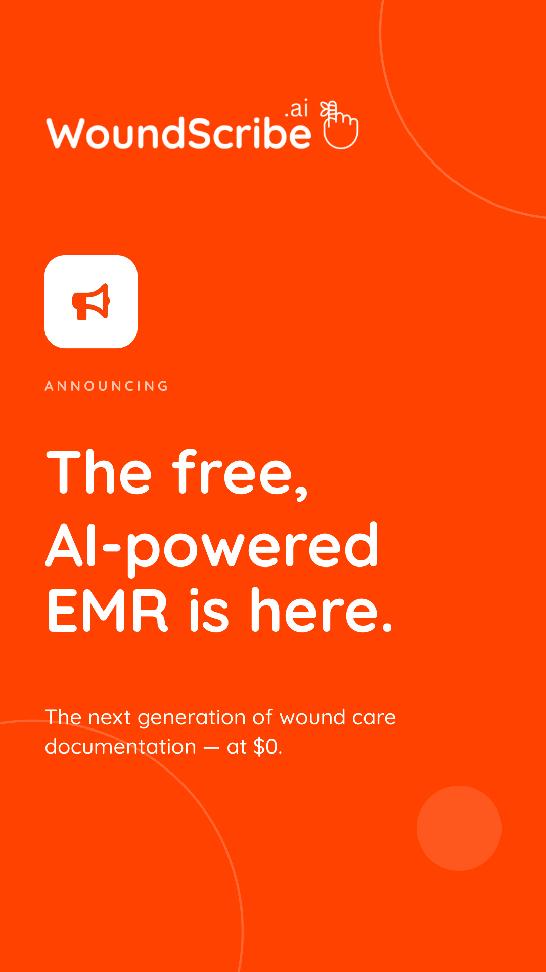 Modern Wound Care Software - Free EMR Included