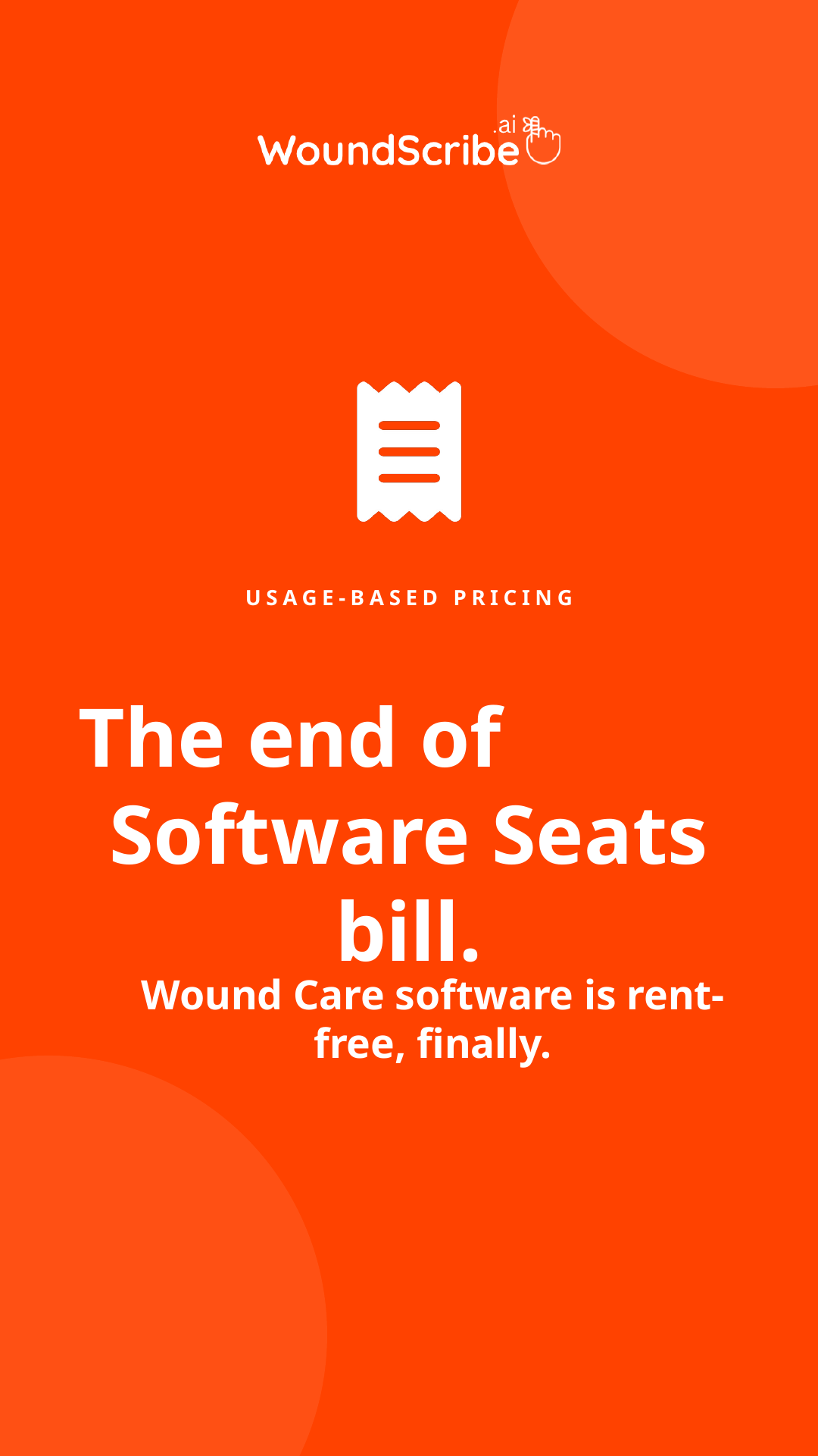 The end of Software Seats for Wound Care EMR