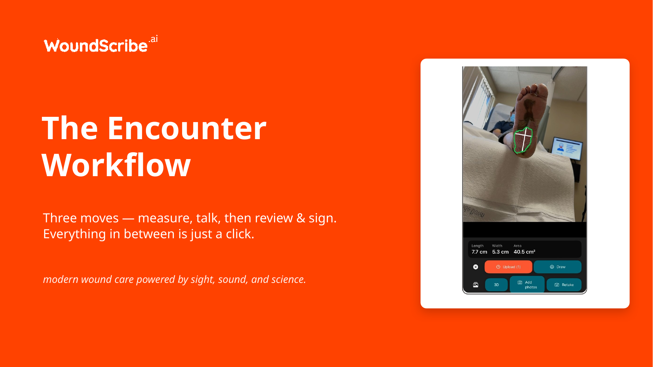 WoundScribe Encounter Workflow