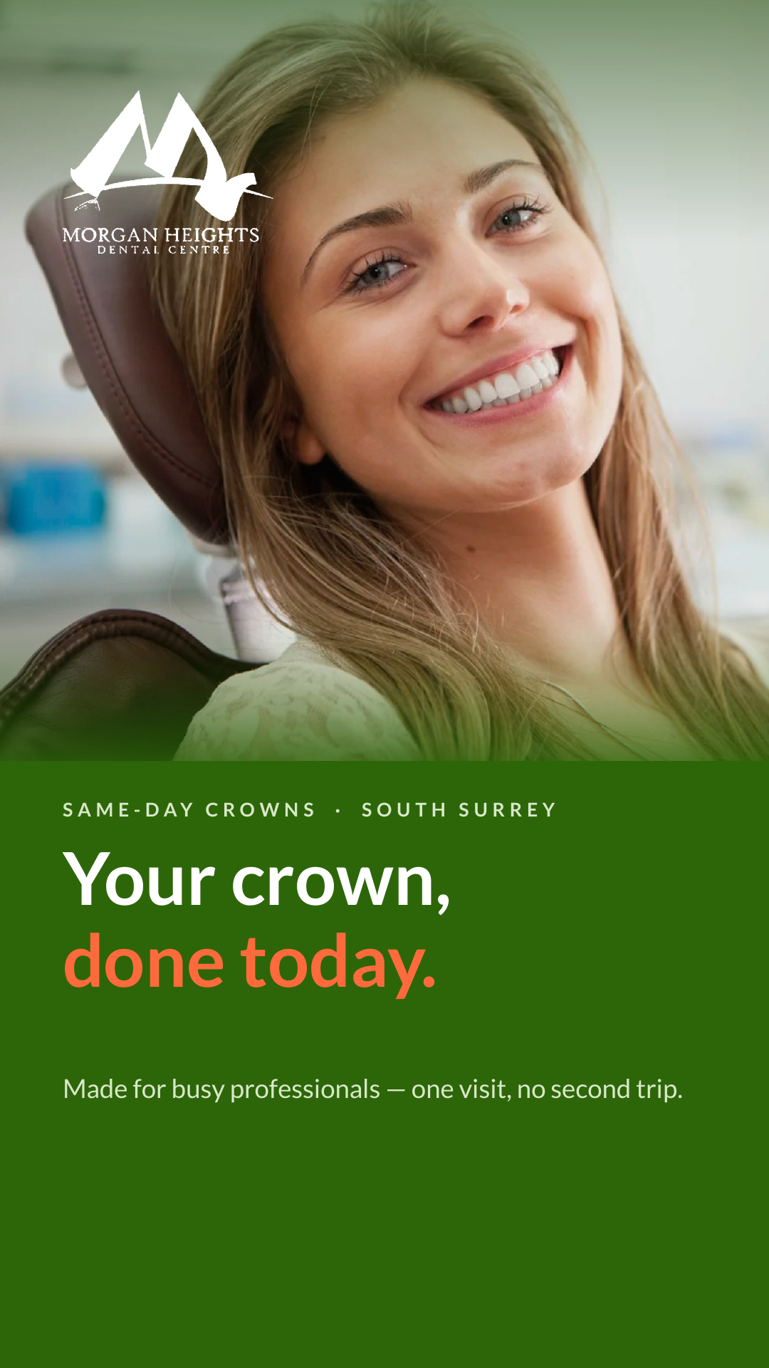 Your crown, done today