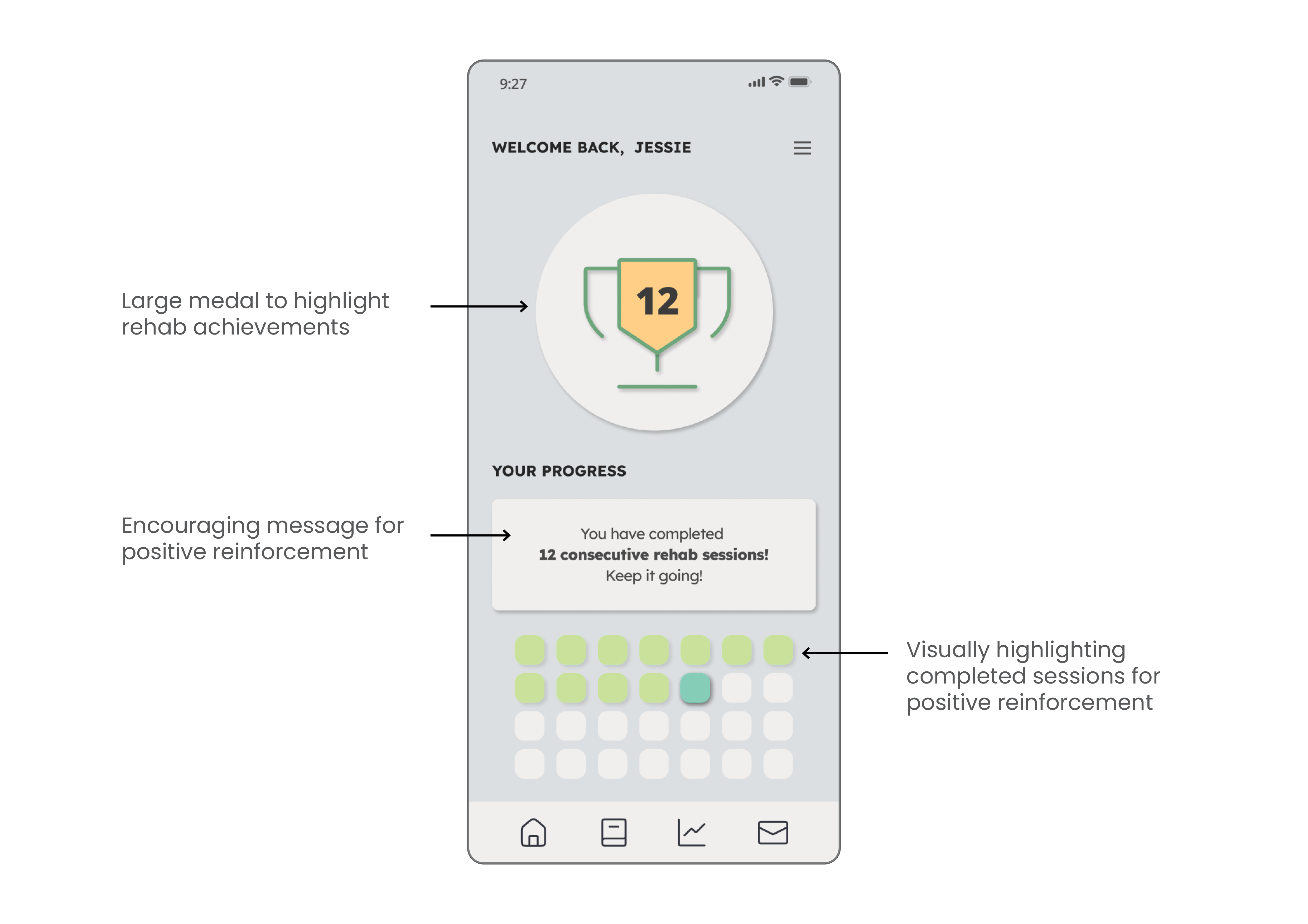 landing page progress tracker