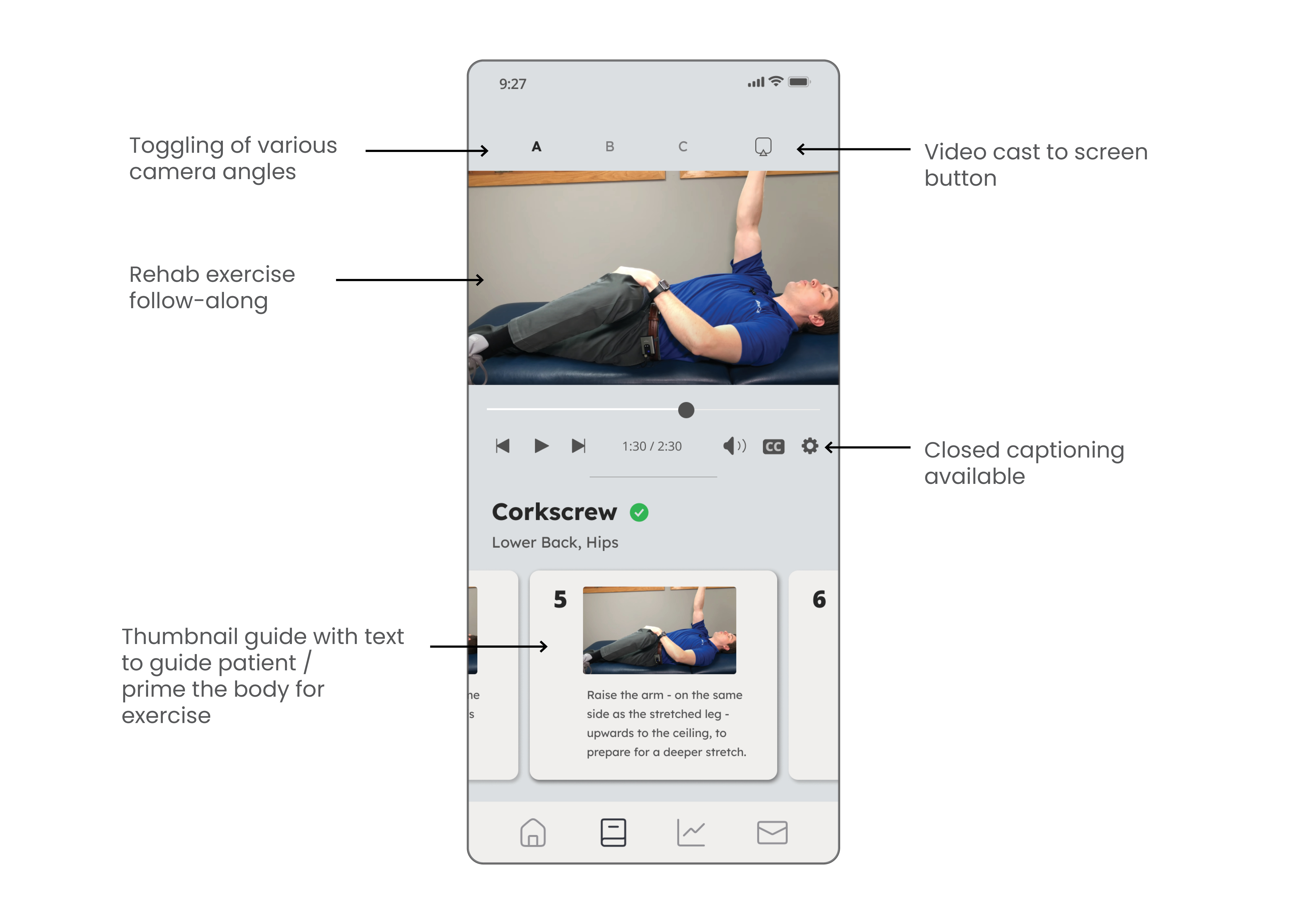 form coaching interface