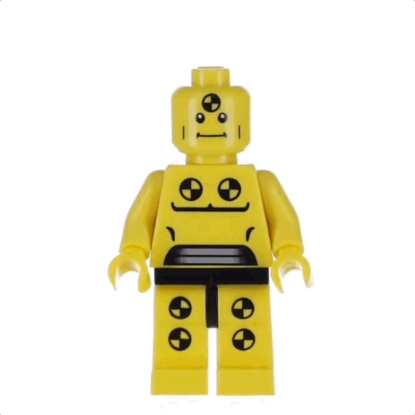 Cover art for Crash Dummy Minifigure