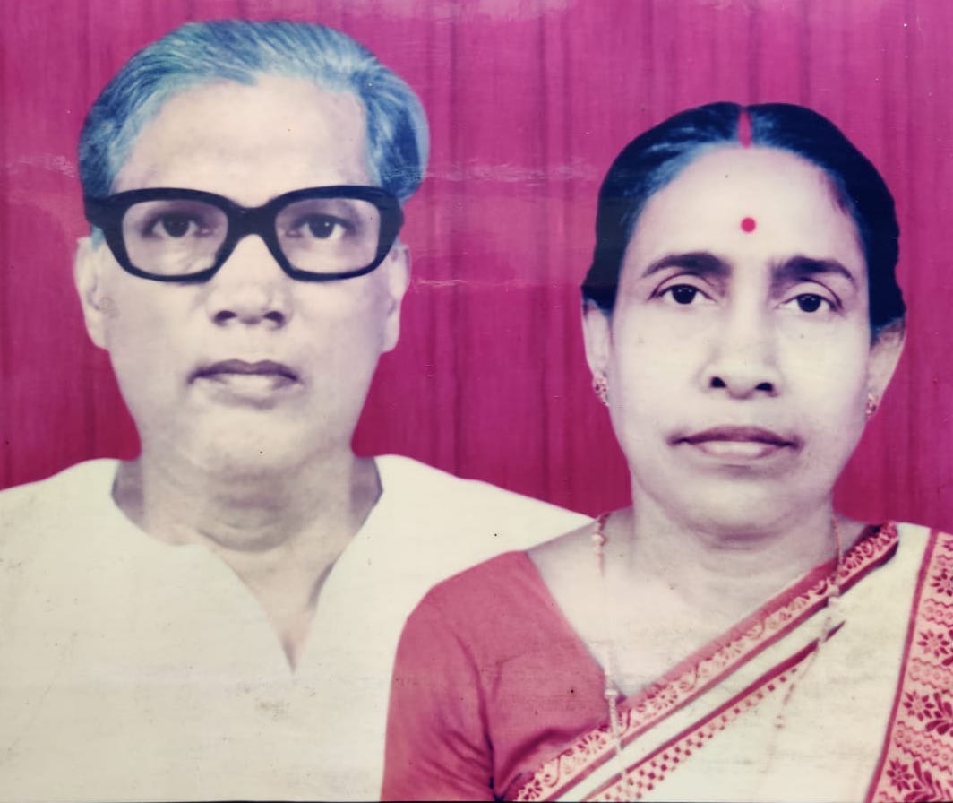 Late Anil Kumar Sarkar and Late Minati Sarkar