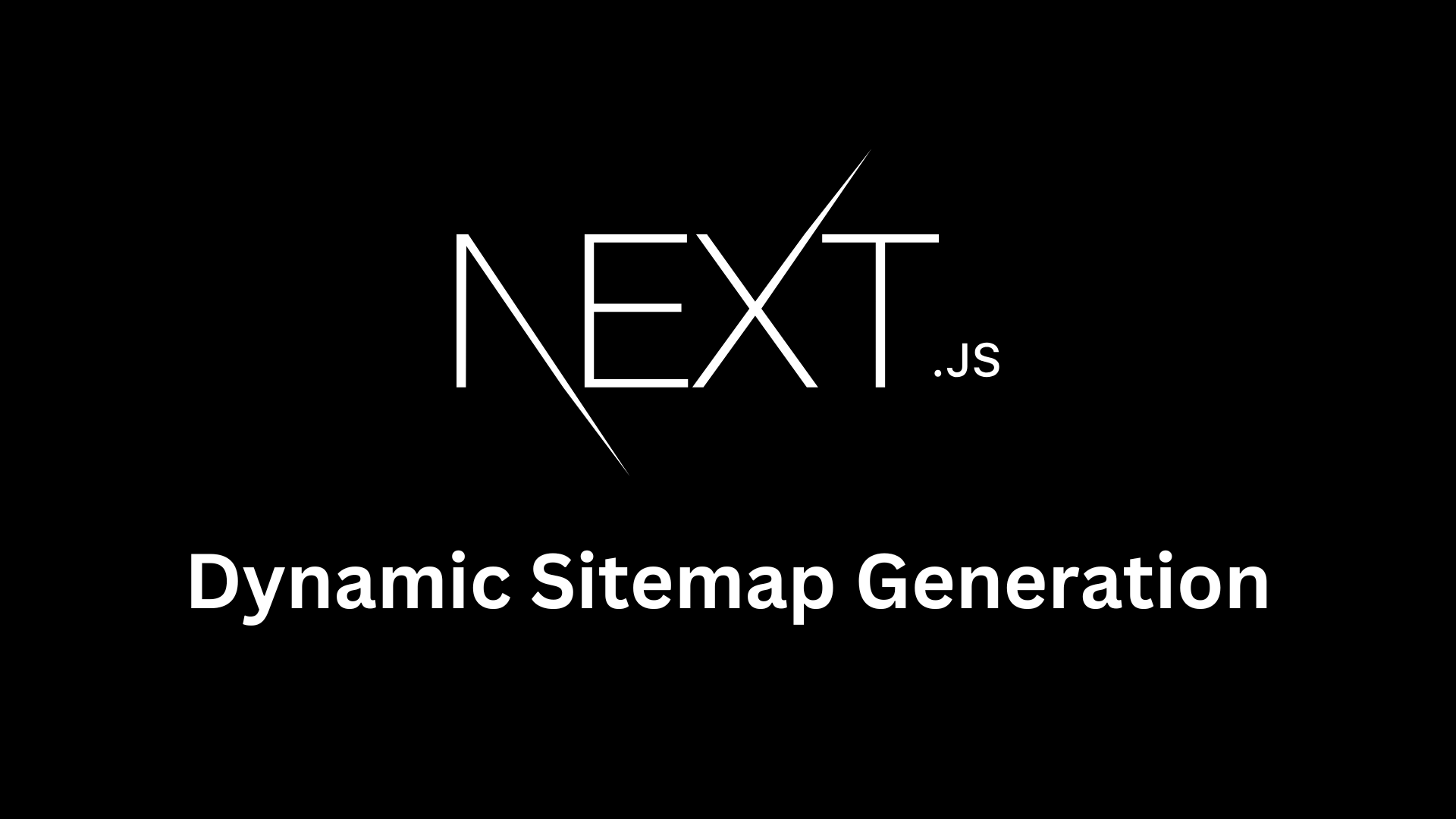 Dynamic Sitemap in Next.js