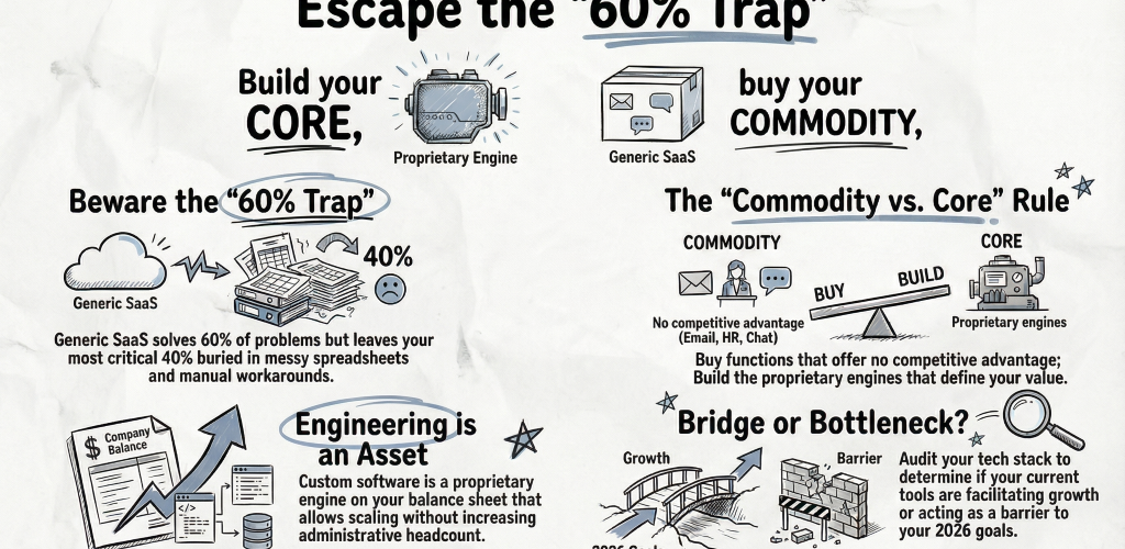 The $50,000 SaaS Leak: Is your "off-the-shelf" software actually holding you back?