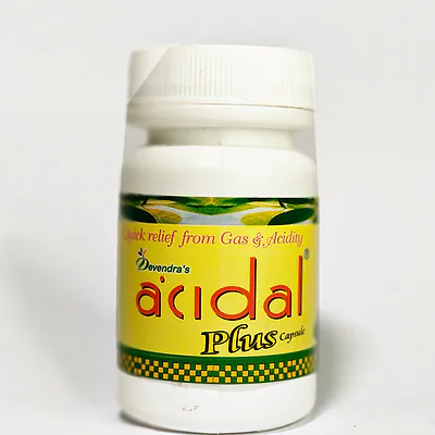 Acidal Plus Capsule by Devendra Ayurved Ashram