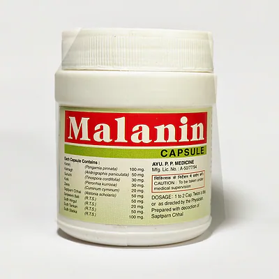 Malanin Capsule by Devendra Ayurved Ashram