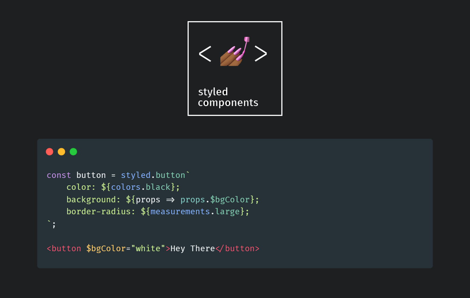 styled-components is pretty good but the syntax feels illegally simple