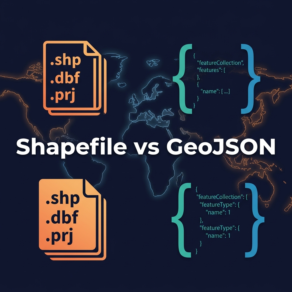 Shapefile vs. GeoJSON: A Developer's Guide to GIS Formats