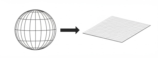 Coordinate systems in GeoSpatial Data Processing<br>