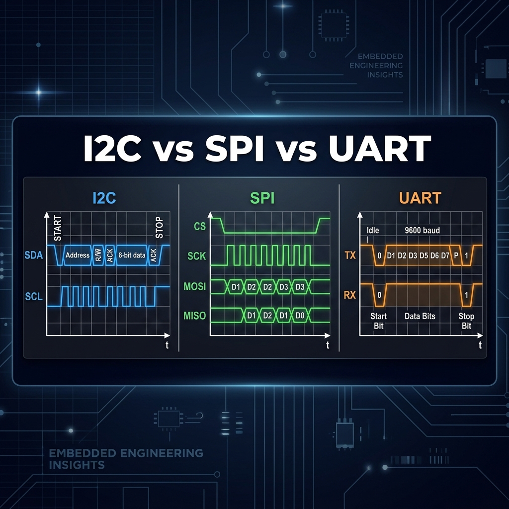 Protocol Deep Dive: I2C vs. SPI vs. UART for Embedded Engineers