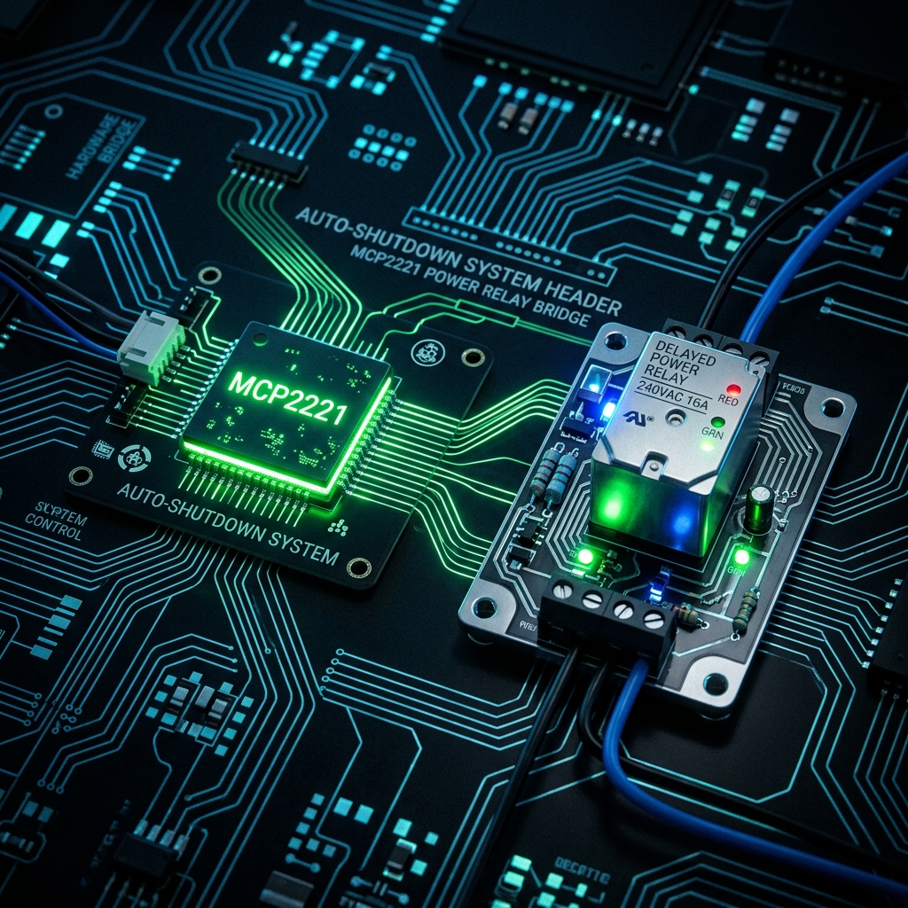Building an Auto-Shutdown System with the MCP2221, Python, and a Delay Circuit