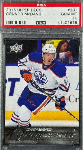 Connor McDavid Young Guns PSA 10