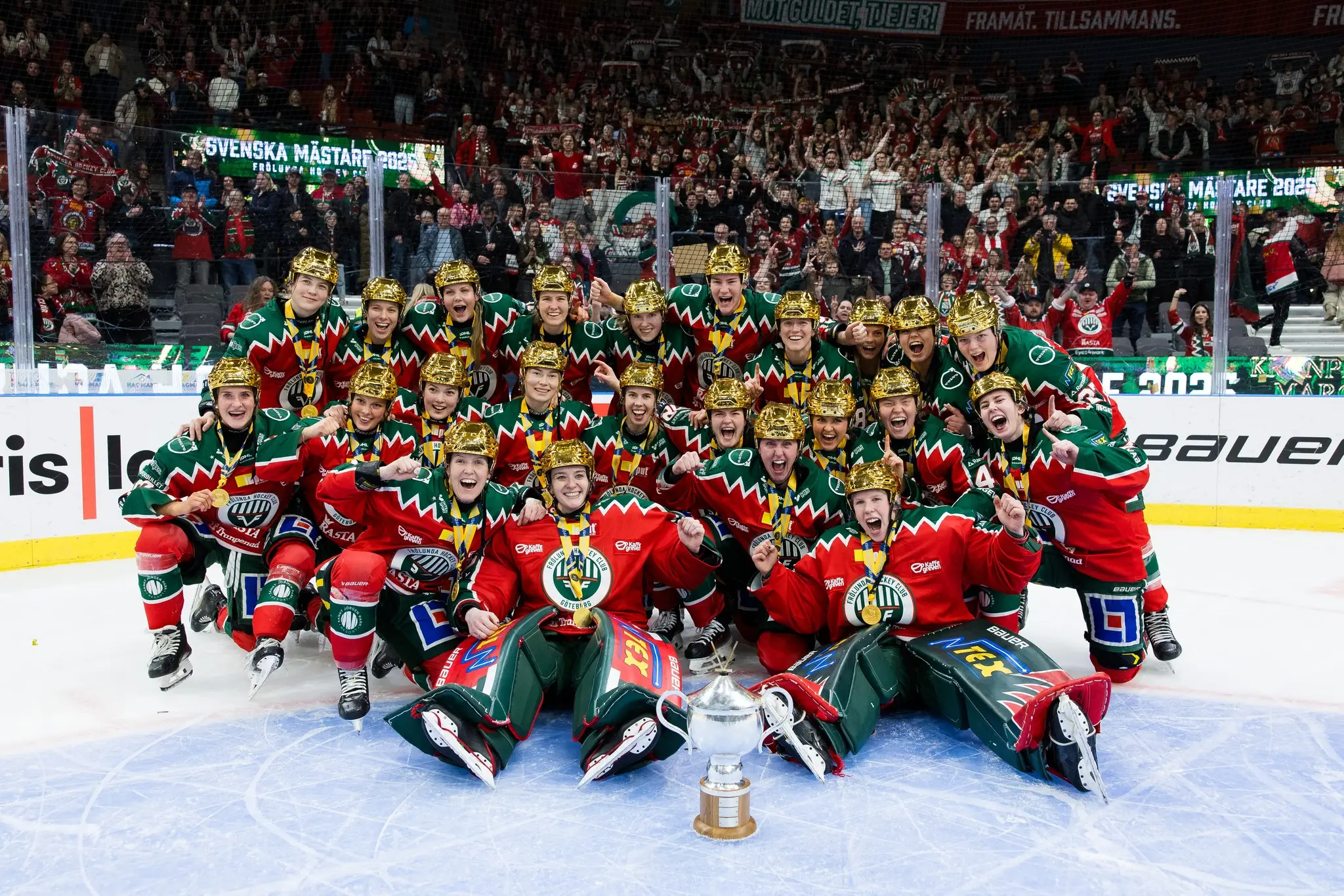 Frolunda Sweeps Lulea to Capture SDHL Championship in Front of Record ...