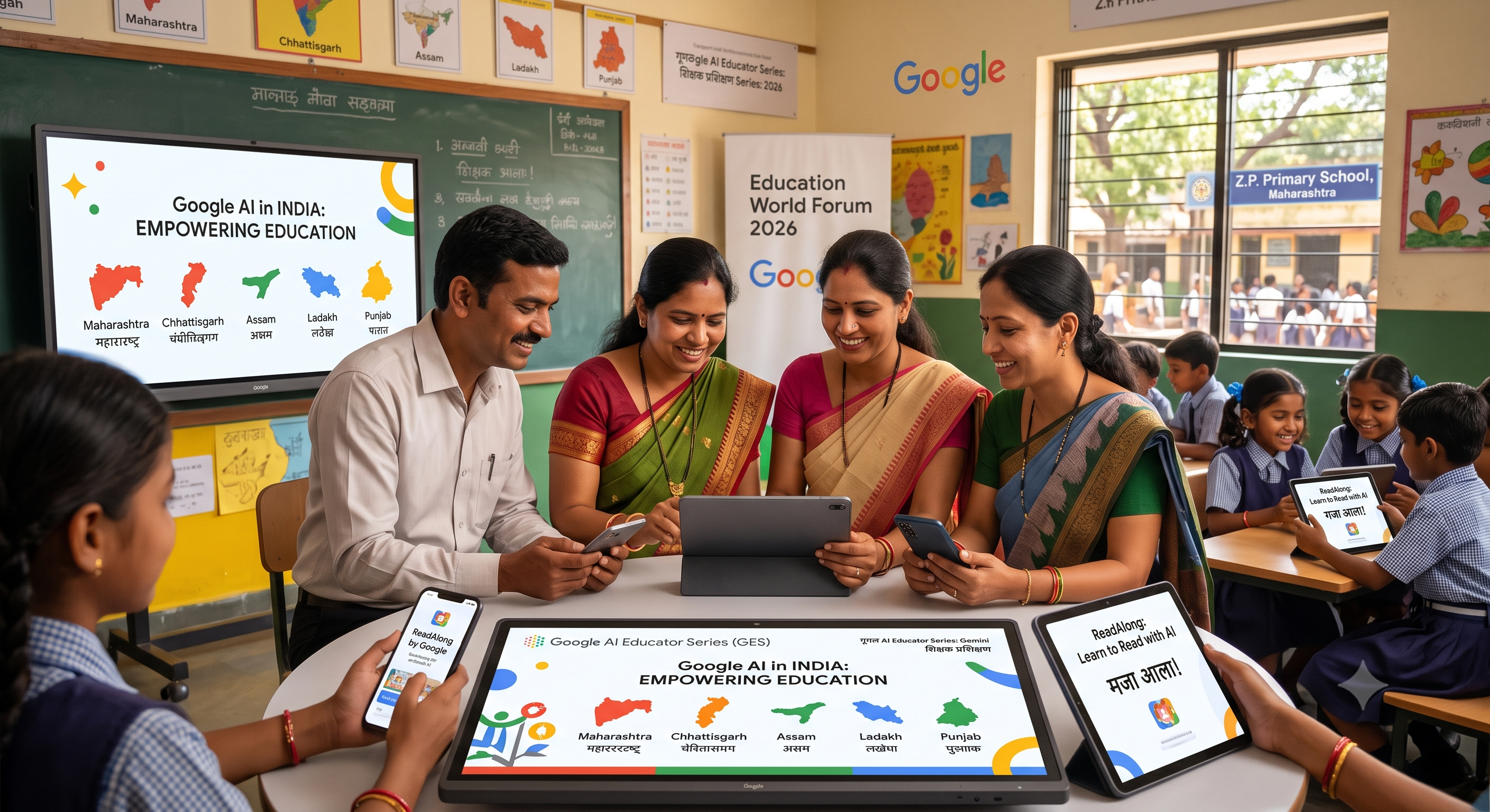 Google announces free AI training for school teachers in Maharashtra, Assam, Punjab and other regions