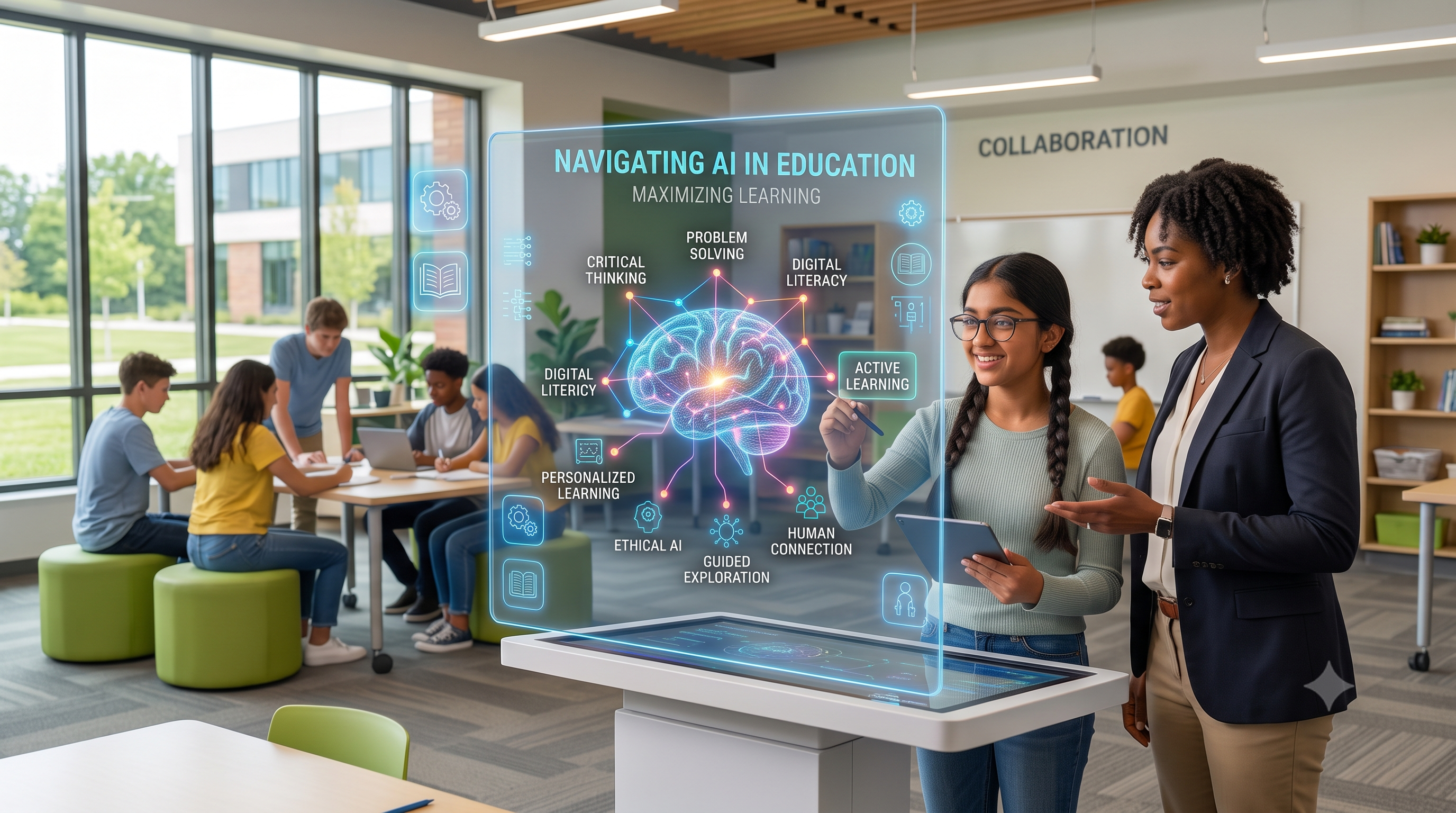 Guidelines for parents and educators to ensure AI complements – not impedes – Learning.