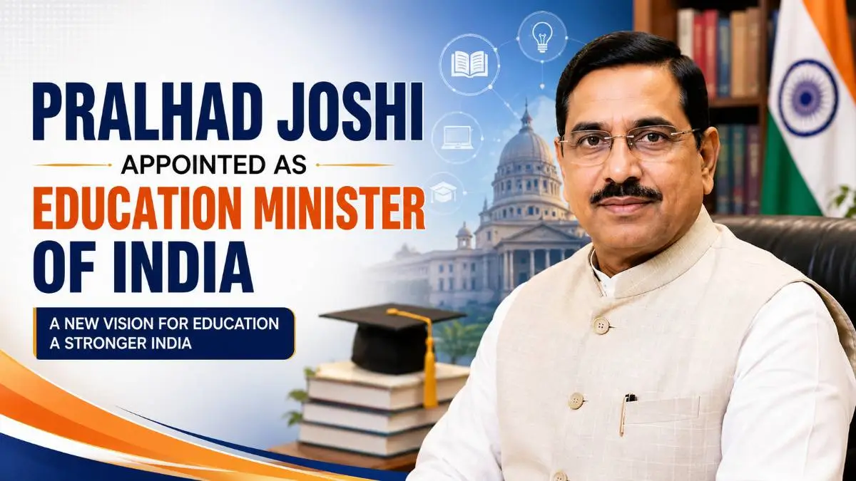 Breaking News: Pralhad Joshi Takes Charge as India's New Education Minister